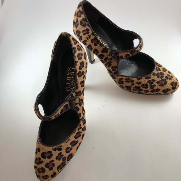 Franco Sarto Calf Hair heels Sz 5 1/2 - Picture 6 of 7